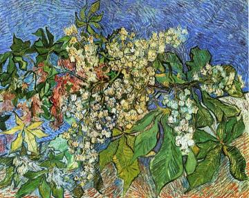 Blossoming Chestnut Branches Artwork by Vincent Van Gogh