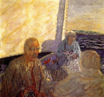 Sailing (the Hahnloser Family) Artwork by Pierre Bonnard