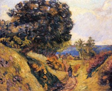 Path in Ile-de-France Artwork by Armand Guillaumin
