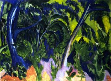 Forst by the Sea Artwork by Ernst Ludwig Kirchner