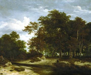 The Great Forest Artwork by Jacob van Ruisdael
