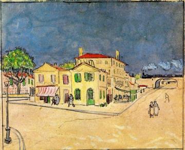 Vincent's House in Arles Artwork by Vincent Van Gogh