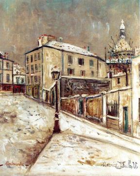Montmartre Artwork by Maurice Utrillo