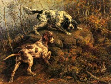 Pointer, Setter and Grouse Artwork by Edmund Henry Osthaus