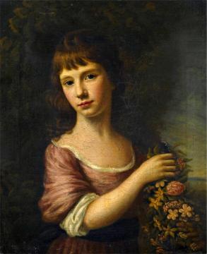 Portrait Of Ann Anderson As Flora Artwork by Nathaniel Hone
