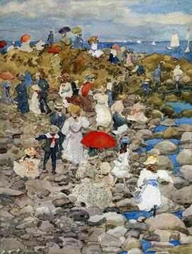 Rocky Shore, Nantasket Artwork by Maurice Prendergast