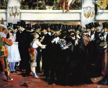 Masked Ball at the Opera Artwork by Edouard Manet
