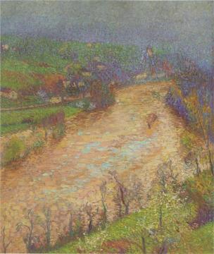 Le Lot en Crue Artwork by Henri Martin