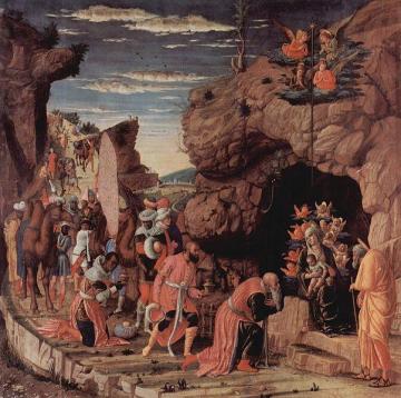 Adoration of the three kings Artwork by Andrea Mantegna