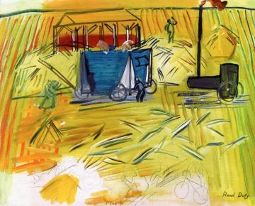 Harvest Scene Artwork by Raoul Dufy