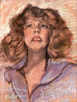 Portrait of a Woman Artwork by Stanislaw Ignacy Witkiewicz