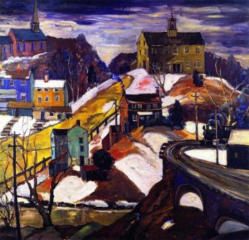 Five O'clock Train Artwork by Fern Isabel Coppedge