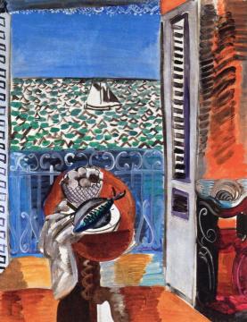 Window onto the Sea Artwork by Raoul Dufy