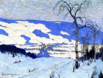 Twilight, Baie-saint-paul Artwork by Clarence Gagnon