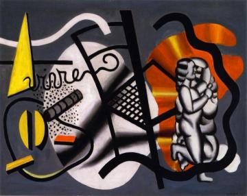 Still LIfe with Statuette Artwork by Fernand Léger