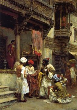 The Silk Merchants Artwork by Edwin Lord Weeks