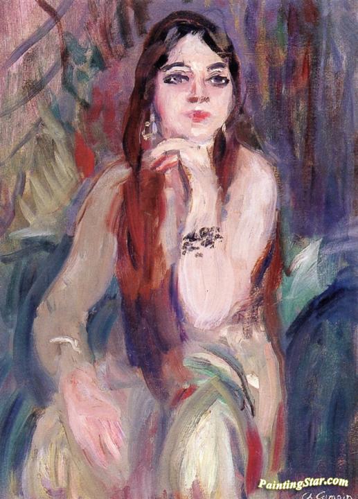 Seated Woman Artwork by Charles Camoin