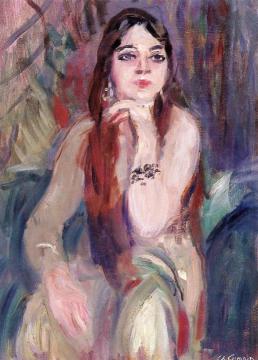 Seated Woman Artwork by Charles Camoin