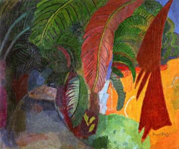 Palm Trees in Martigues - Hommage to Gauguin Artwork by Raoul Dufy