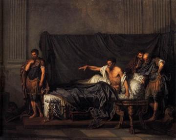 Septimius Severus And Caracalla Artwork by Jean-Baptiste Greuze