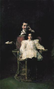 Father And Daughter Artwork by Sir John Lavery