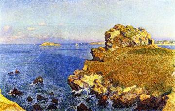Near the Rocks of Per Kiridec, Roscoff Artwork by Theo van Rysselberghe