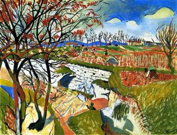 Landscape (Blue) Artwork by Andre Derain
