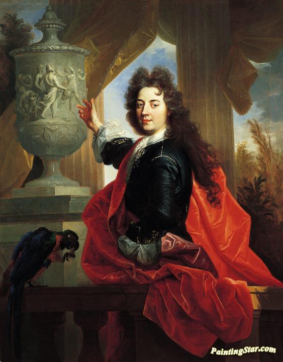 Sculptor Pierre Lepautre Artwork by Nicolas de Largillierre