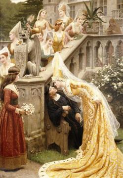 Alain Chartier Artwork by Edmund Blair Leighton