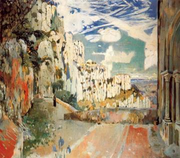 Camí De La Cova De Montserrat Artwork by Joaquin Mir Trinxet