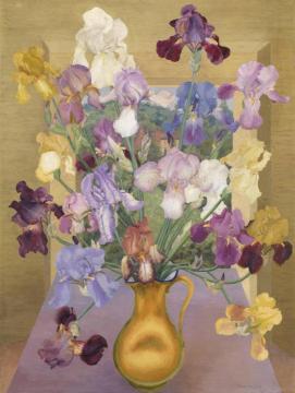 Iris Seedlings Artwork by Sir Cedric Morris