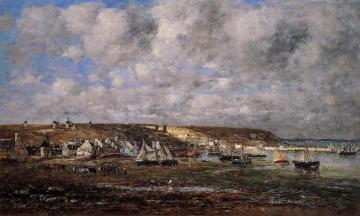Camaret, Low Tide Artwork by Eugène-Louis Boudin