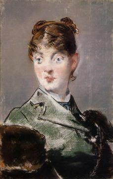 Parisienne, Portrait of Madame Jules Guillemet Artwork by Edouard Manet