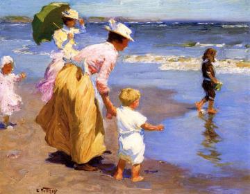 At the Beach Artwork by Edward Potthast