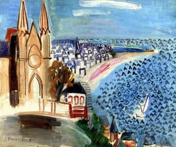 Entrance to the Port of Le Havre Artwork by Raoul Dufy