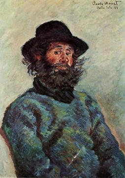 Portrait of Poly, fisherman at Kervillaouen Artwork by Claude Oscar Monet