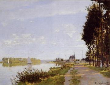 The Promenade at Argenteuil Artwork by Claude Oscar Monet