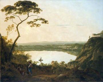 The Lakes of Albano Artwork by Joseph Wright of Derby