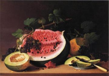 Still Life With Watermelon Artwork by James Peale