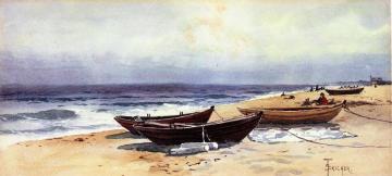 Dories Along a Shore Artwork by Alfred Thompson Bricher
