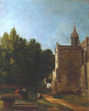The Church Porch, East Bergholt Artwork by John Constable