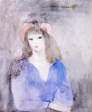 Portrait of a Woman Artwork by Marie Laurencin