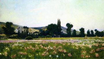 Flowering Fields, Giverny Artwork by Theodore Wendel
