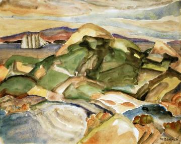 Sheep Island Artwork by Marguerite Thompson Zorach