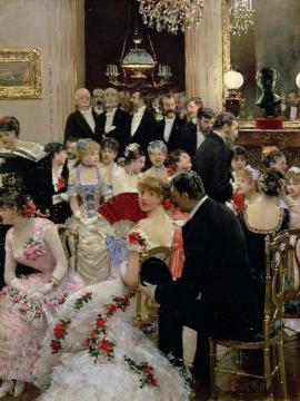 The Soirée Artwork by Jean Georges Beraud