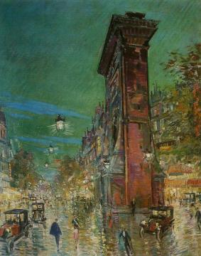 Saint Denis,Paris Artwork by Constantin Alexeevich Korovin