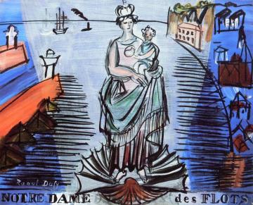 Notre Dame Des Flots Artwork by Raoul Dufy