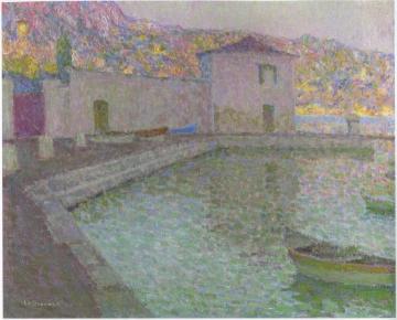 House by the Sea Artwork by Henri Le Sidaner