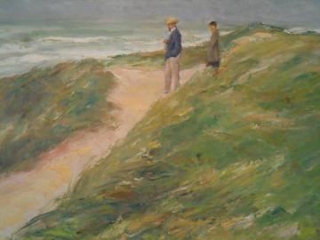 At the Sea Artwork by Max Liebermann