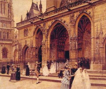 First Communion Artwork by Jean Georges Beraud